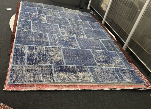 Patchwork blue